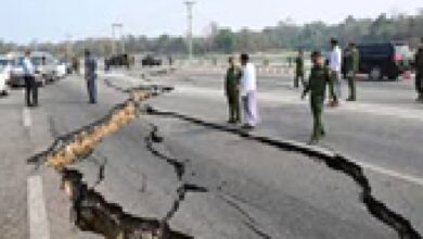 म्यांमार में भूकंप के तेज झटके, दहशत में लोग