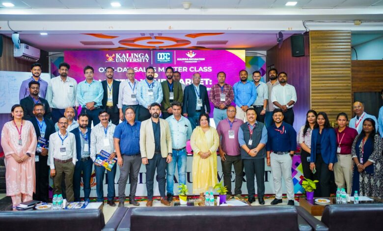 कलिंगा विश्वविद्यालय में सेल्स स्ट्रैटेजीज़ पर मास्टर क्लास का आयोजन