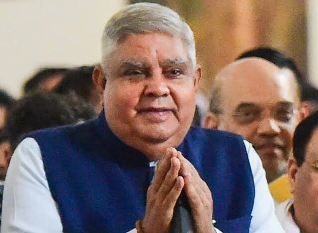 देश के उपराष्ट्रपति जगदीप धनखड़ का इस्तीफा, पीएम का जताया आभार