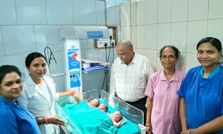 छत्तीसगढ़ में महिला ने दिया तीन बच्चों को जन्म, जच्चा-बच्चा दोनों पूरी तरह स्वस्थ